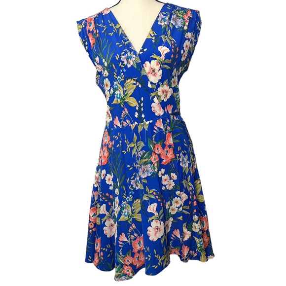 Yumi Kim Soho Mixer Silk Floral Wrap Dress - Picture 2 of 10